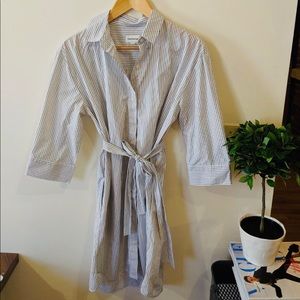 Frank & Oak Stripped Cotton Dress